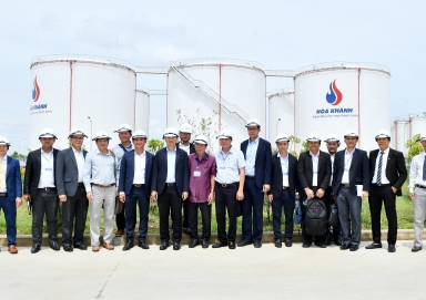 Bộ trưởng Bộ Công thương nước Cộng hòa Dân chủ Nhân dân Lào đến thăm, làm việc tại Hòa Khánh