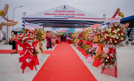Highlight The inauguration ceremony of Hoa Khanh petroleum depot (Quang Nam)