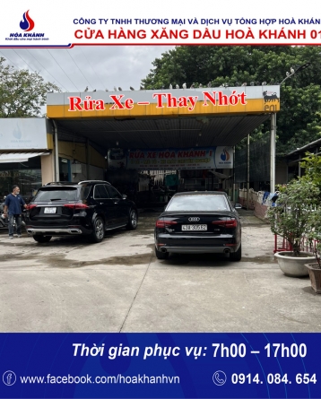Dịch vụ rửa xe - thay nhớt  Hòa Khánh 01