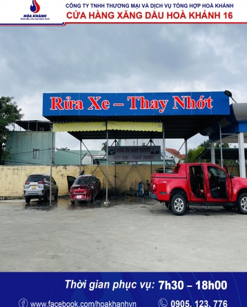 Dịch vụ rửa xe - thay nhớt  Hòa Khánh 16